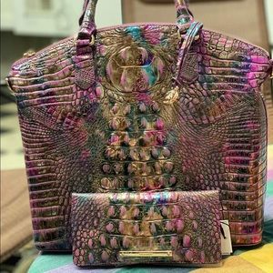 Brahmin Duxbury Lustrous and matching wallet